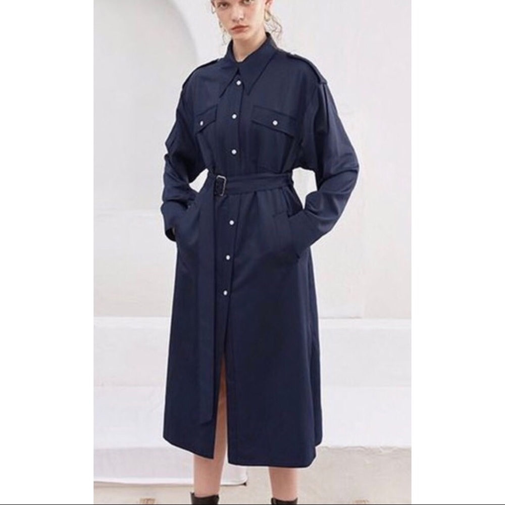 Navy Polo Style Dress